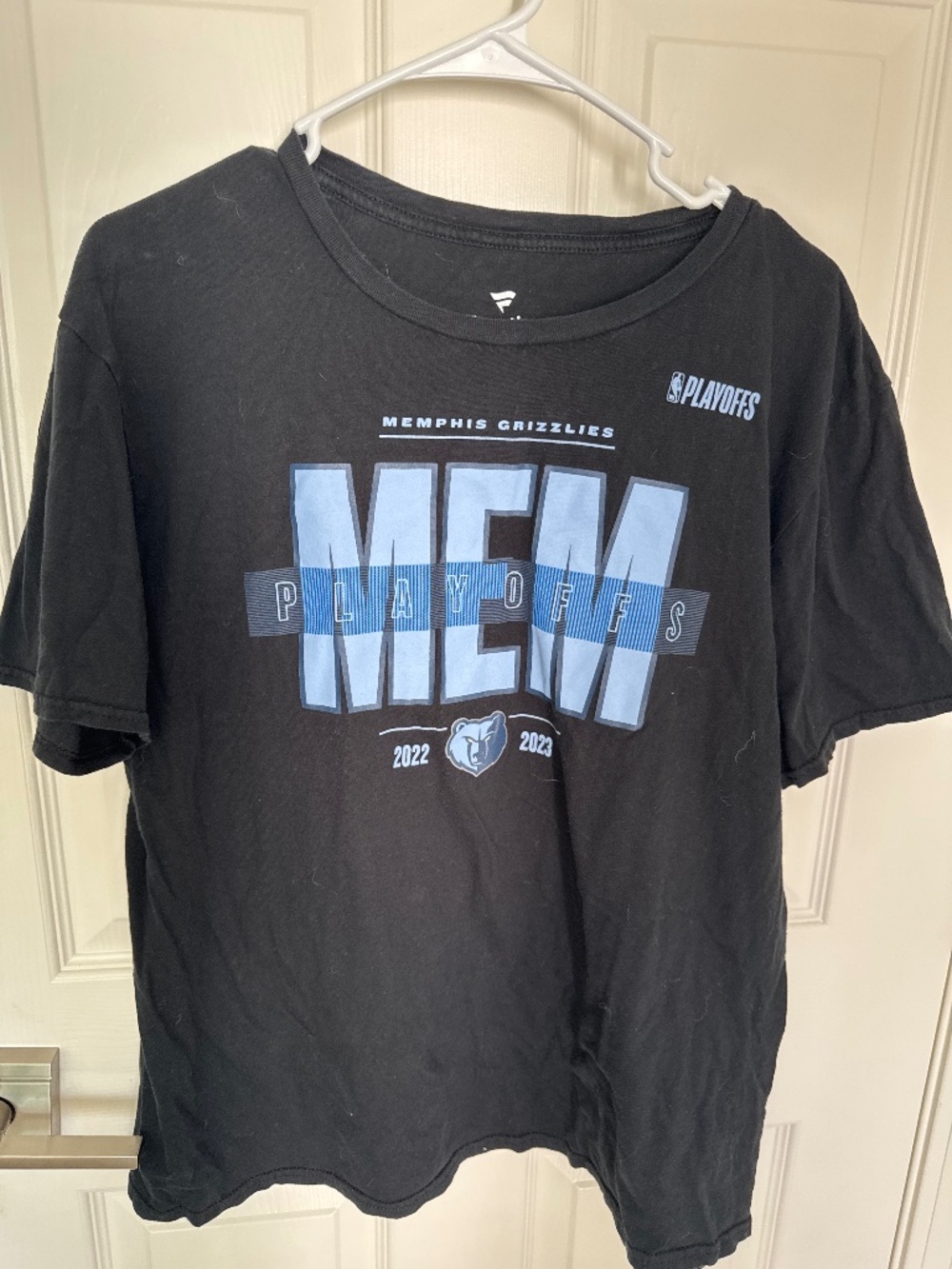 NBA playoffs Memphis grizzlies 2023 men’s large cotton T-shirt